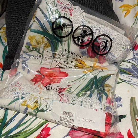 ASOS floral strapless midi dress - Picture 7 of 9